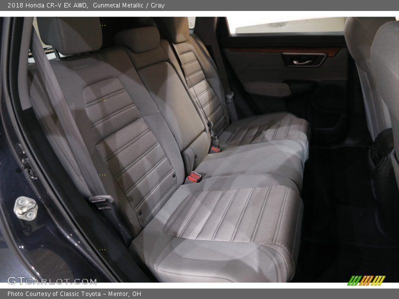 Gunmetal Metallic / Gray 2018 Honda CR-V EX AWD