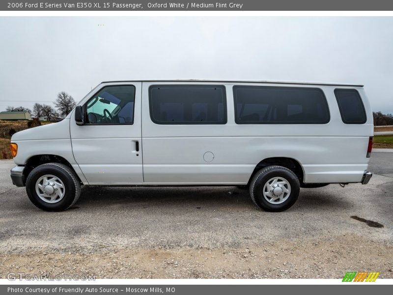 Oxford White / Medium Flint Grey 2006 Ford E Series Van E350 XL 15 Passenger