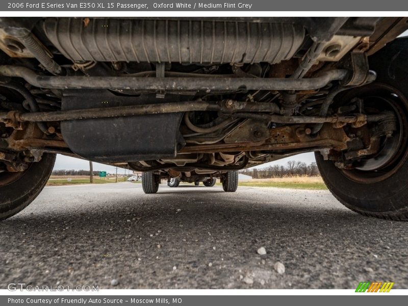 Oxford White / Medium Flint Grey 2006 Ford E Series Van E350 XL 15 Passenger