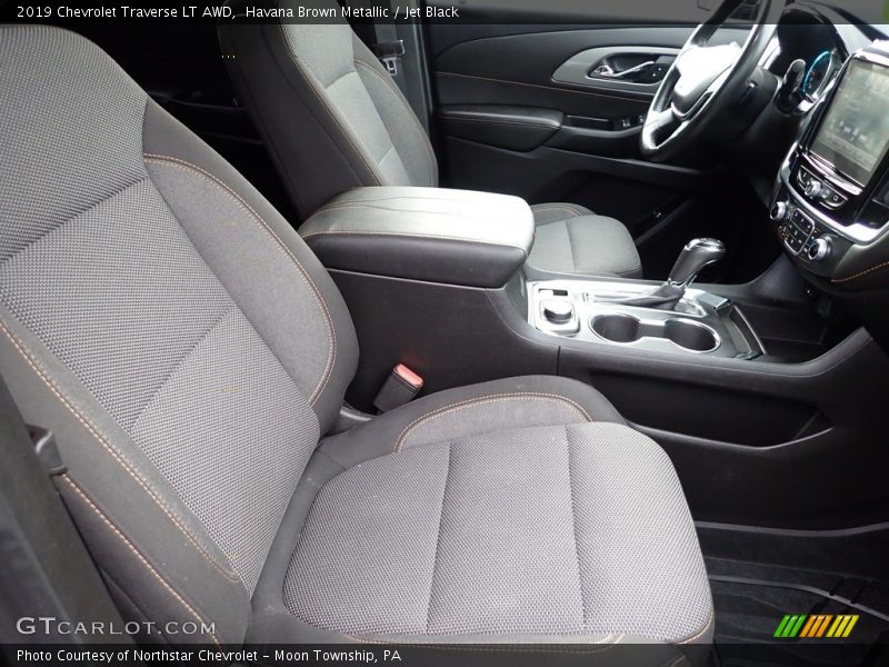 Havana Brown Metallic / Jet Black 2019 Chevrolet Traverse LT AWD