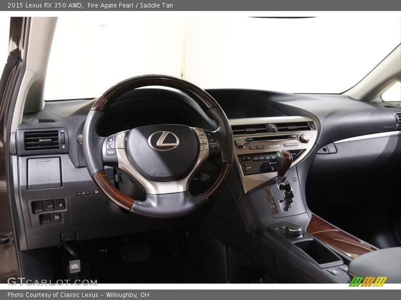 Dashboard of 2015 RX 350 AWD