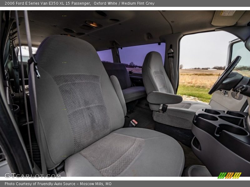 Oxford White / Medium Flint Grey 2006 Ford E Series Van E350 XL 15 Passenger