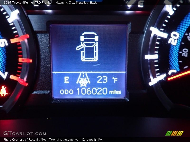 Magnetic Gray Metallic / Black 2016 Toyota 4Runner TRD Pro 4x4