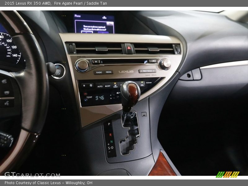  2015 RX 350 AWD 6 Speed ECT-i Automatic Shifter