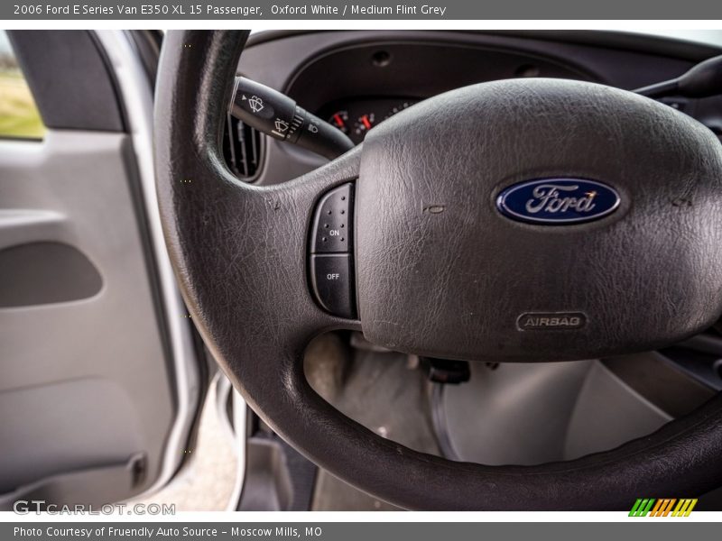 Oxford White / Medium Flint Grey 2006 Ford E Series Van E350 XL 15 Passenger