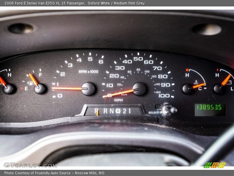 Oxford White / Medium Flint Grey 2006 Ford E Series Van E350 XL 15 Passenger