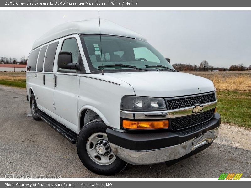 Front 3/4 View of 2008 Express LS 3500 Passenger Van