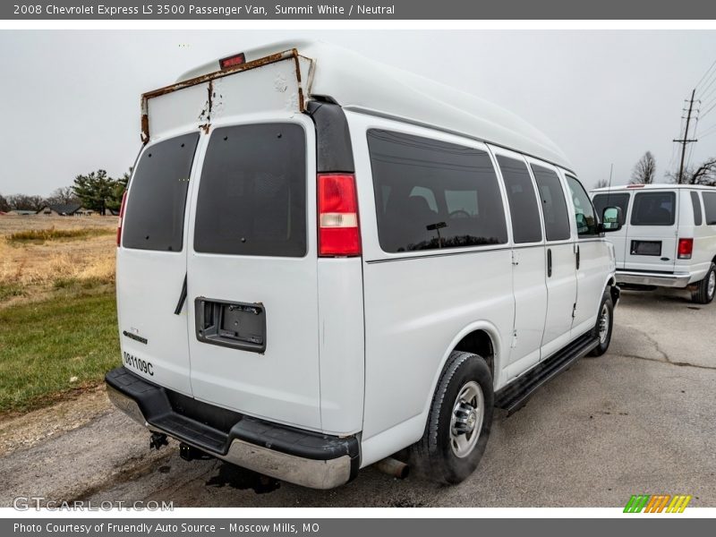 Summit White / Neutral 2008 Chevrolet Express LS 3500 Passenger Van