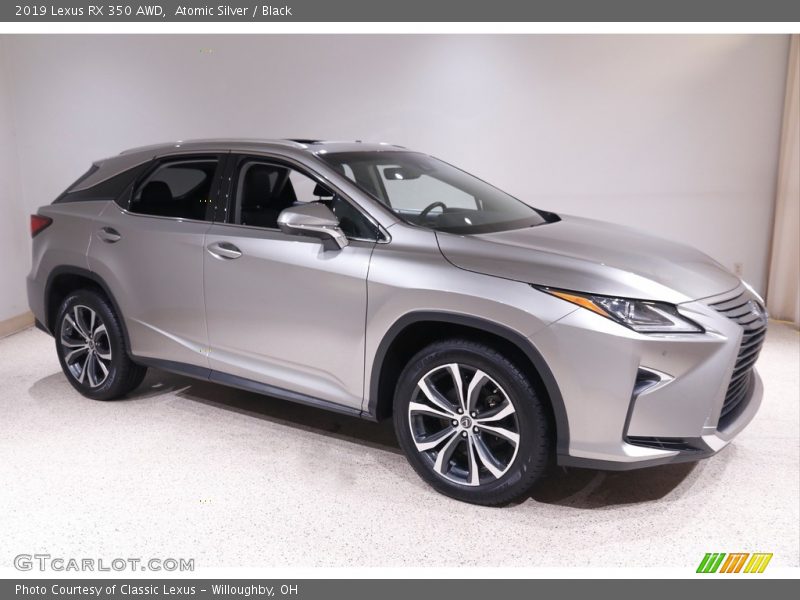 Atomic Silver / Black 2019 Lexus RX 350 AWD