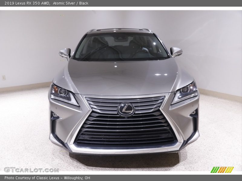 Atomic Silver / Black 2019 Lexus RX 350 AWD