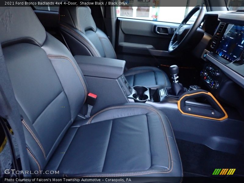  2021 Bronco Badlands 4x4 4-Door Black Onyx Interior