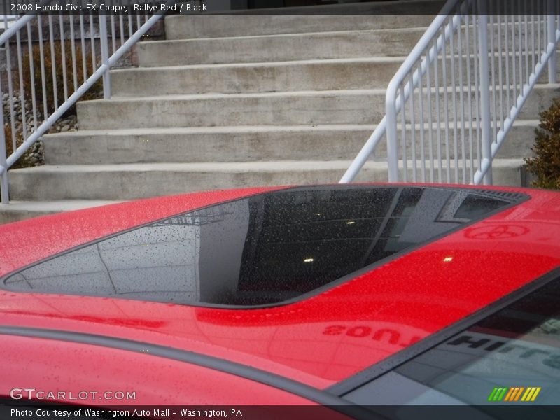 Rallye Red / Black 2008 Honda Civic EX Coupe