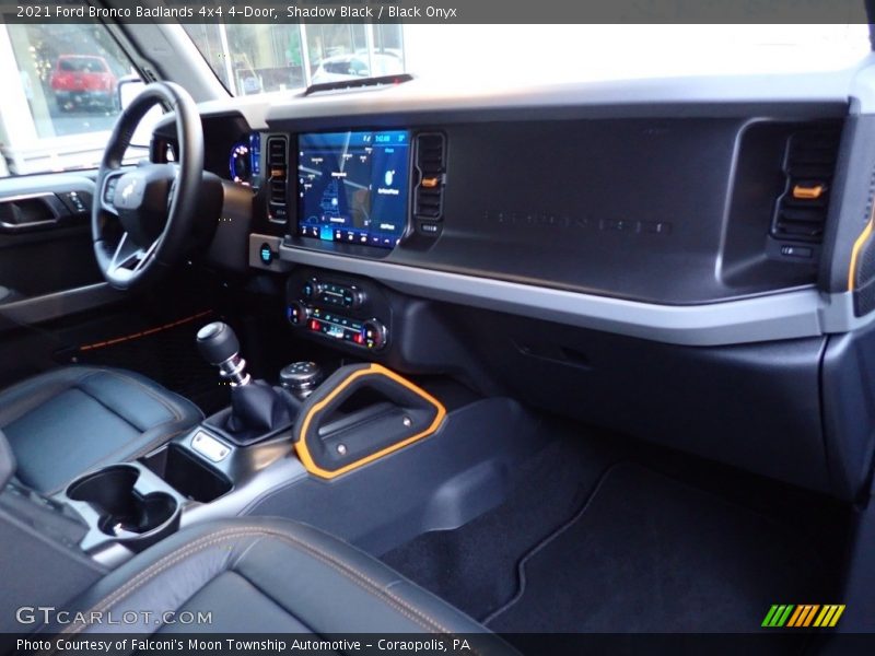 Dashboard of 2021 Bronco Badlands 4x4 4-Door