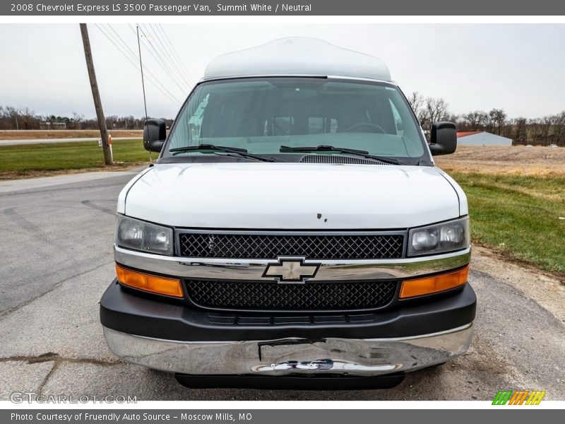 Summit White / Neutral 2008 Chevrolet Express LS 3500 Passenger Van