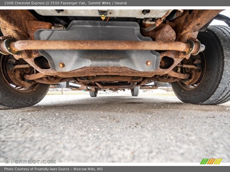 Summit White / Neutral 2008 Chevrolet Express LS 3500 Passenger Van