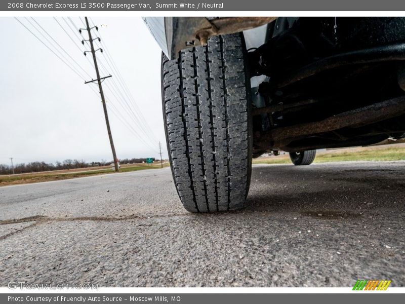Summit White / Neutral 2008 Chevrolet Express LS 3500 Passenger Van