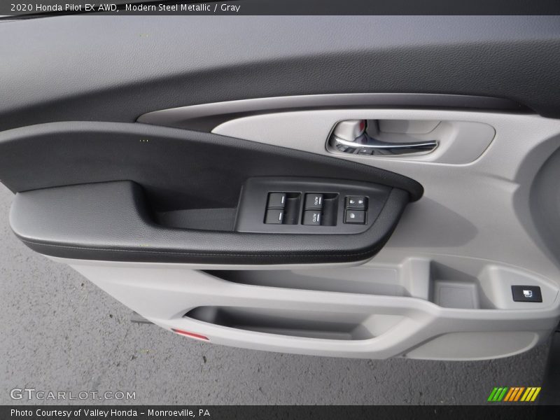 Modern Steel Metallic / Gray 2020 Honda Pilot EX AWD