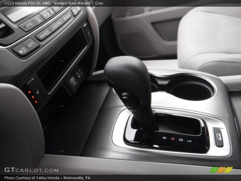 Modern Steel Metallic / Gray 2020 Honda Pilot EX AWD