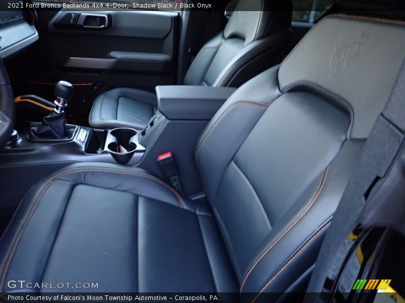 Front Seat of 2021 Bronco Badlands 4x4 4-Door