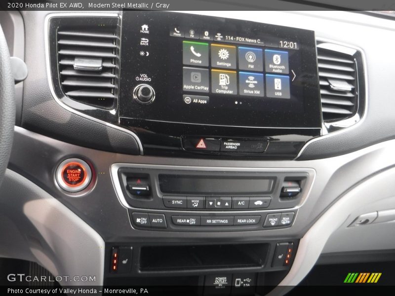 Modern Steel Metallic / Gray 2020 Honda Pilot EX AWD
