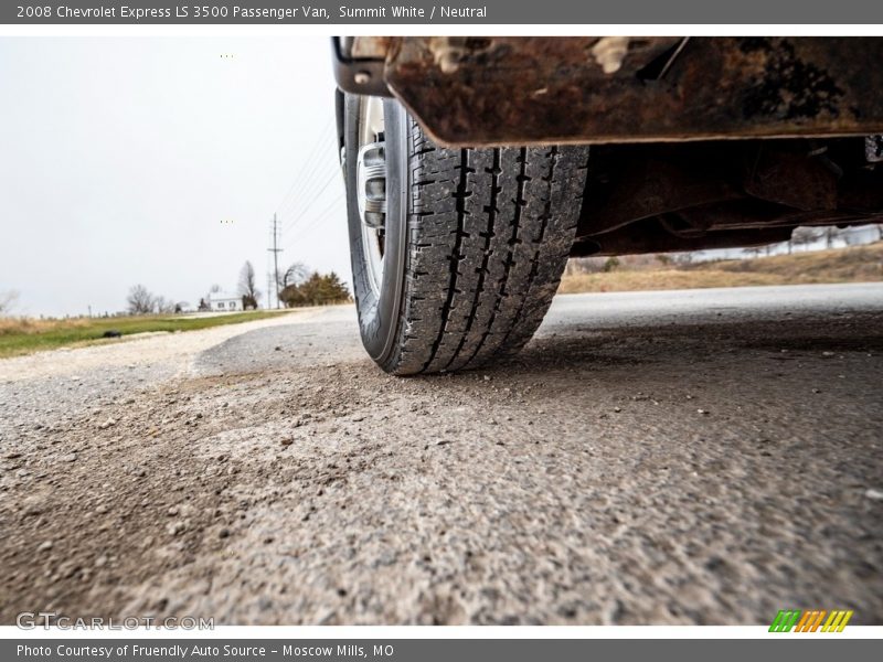 Summit White / Neutral 2008 Chevrolet Express LS 3500 Passenger Van