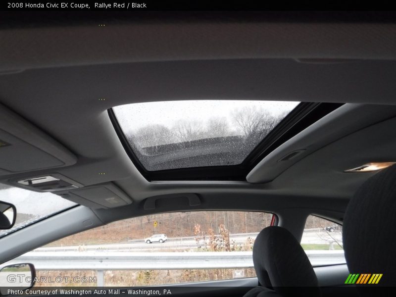 Rallye Red / Black 2008 Honda Civic EX Coupe