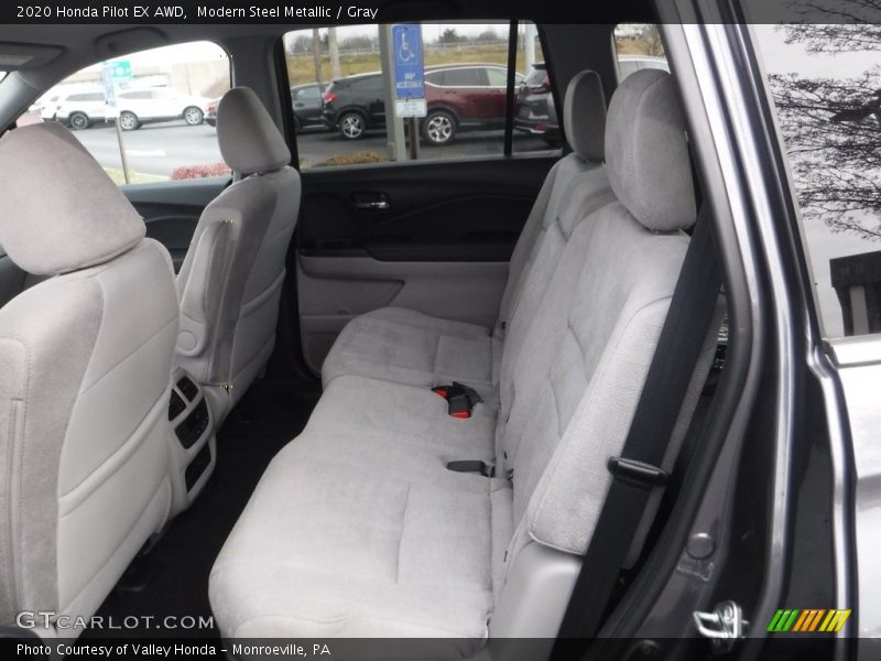Modern Steel Metallic / Gray 2020 Honda Pilot EX AWD