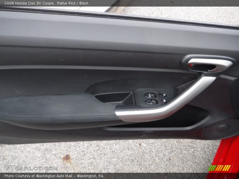 Rallye Red / Black 2008 Honda Civic EX Coupe