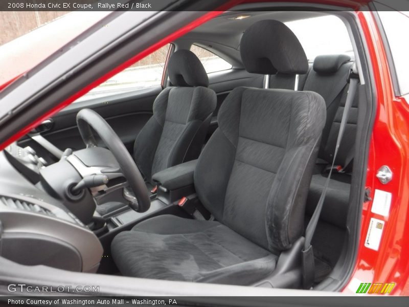 Rallye Red / Black 2008 Honda Civic EX Coupe