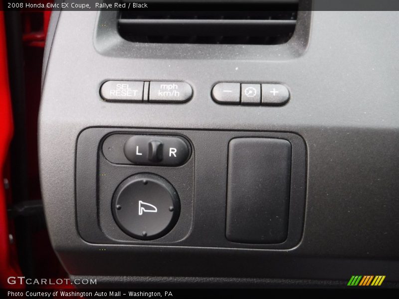 Rallye Red / Black 2008 Honda Civic EX Coupe