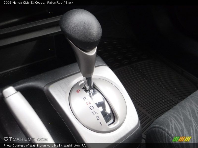 Rallye Red / Black 2008 Honda Civic EX Coupe