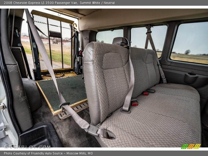Summit White / Neutral 2008 Chevrolet Express LS 3500 Passenger Van