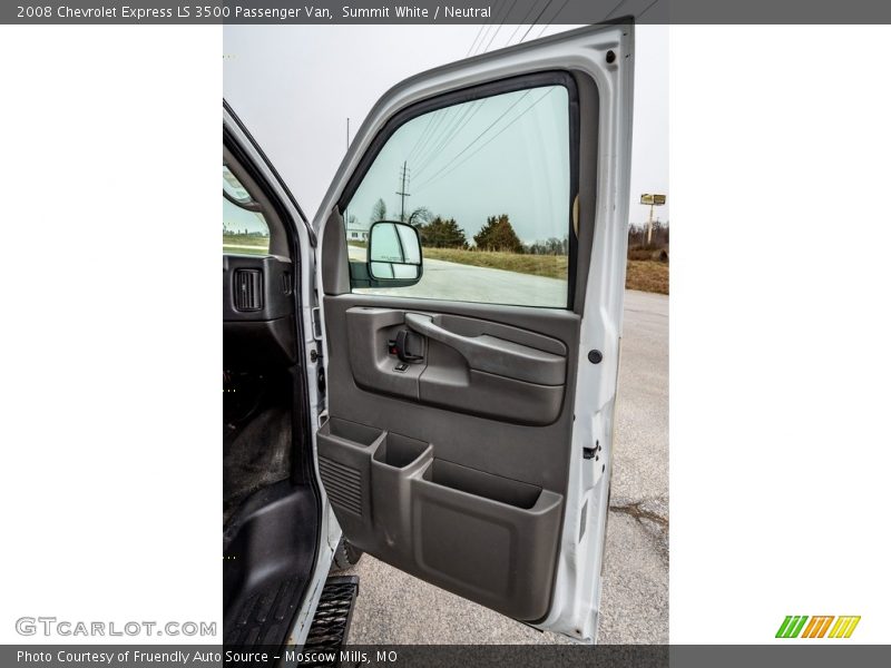 Summit White / Neutral 2008 Chevrolet Express LS 3500 Passenger Van