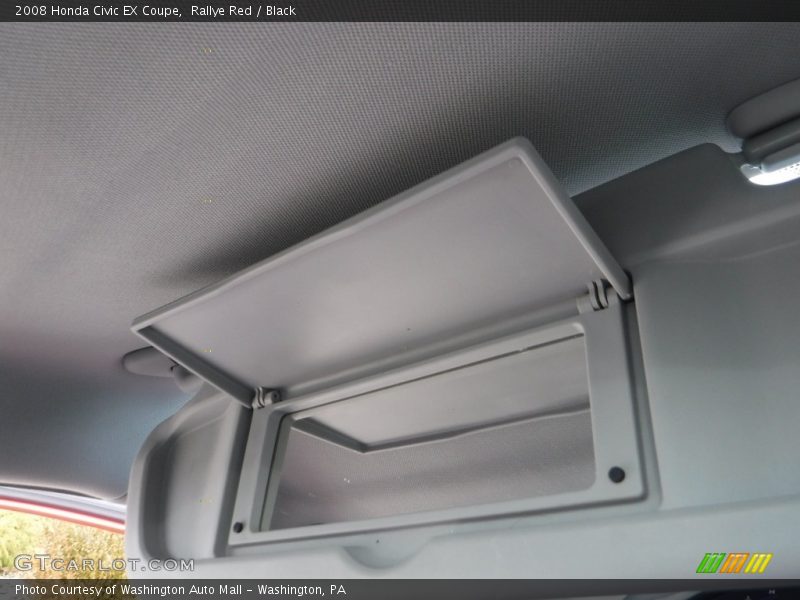 Rallye Red / Black 2008 Honda Civic EX Coupe