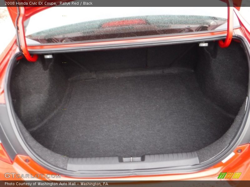 Rallye Red / Black 2008 Honda Civic EX Coupe