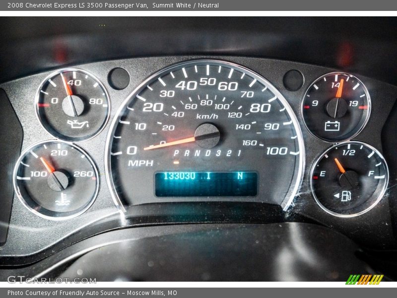 Summit White / Neutral 2008 Chevrolet Express LS 3500 Passenger Van