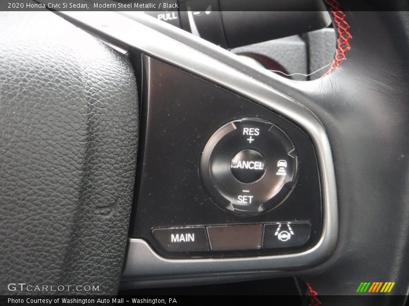 Modern Steel Metallic / Black 2020 Honda Civic Si Sedan