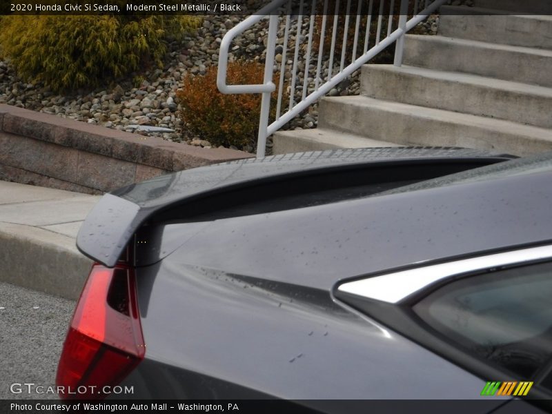 Modern Steel Metallic / Black 2020 Honda Civic Si Sedan