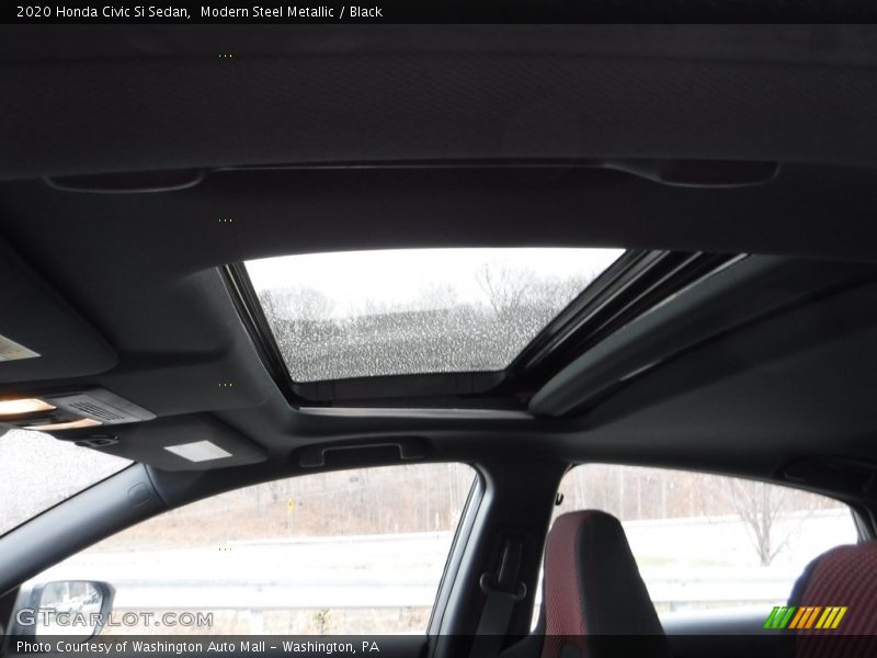 Modern Steel Metallic / Black 2020 Honda Civic Si Sedan