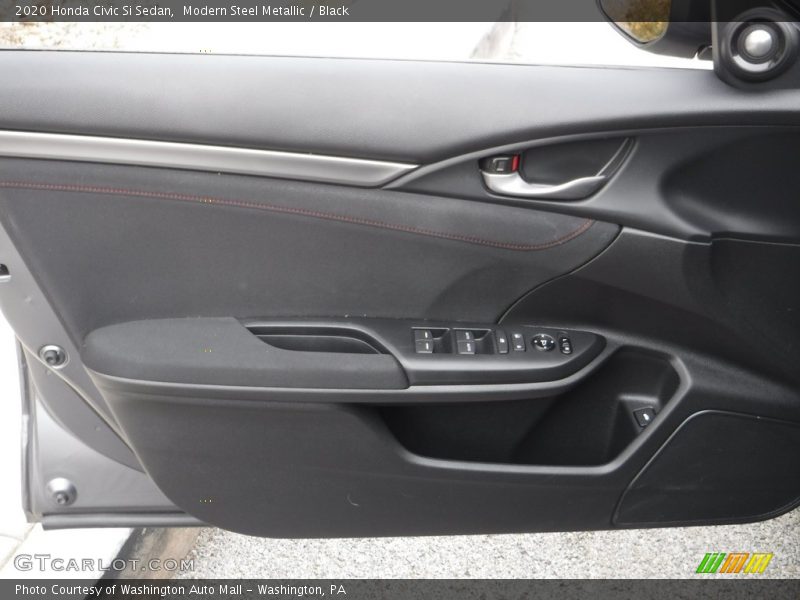 Modern Steel Metallic / Black 2020 Honda Civic Si Sedan