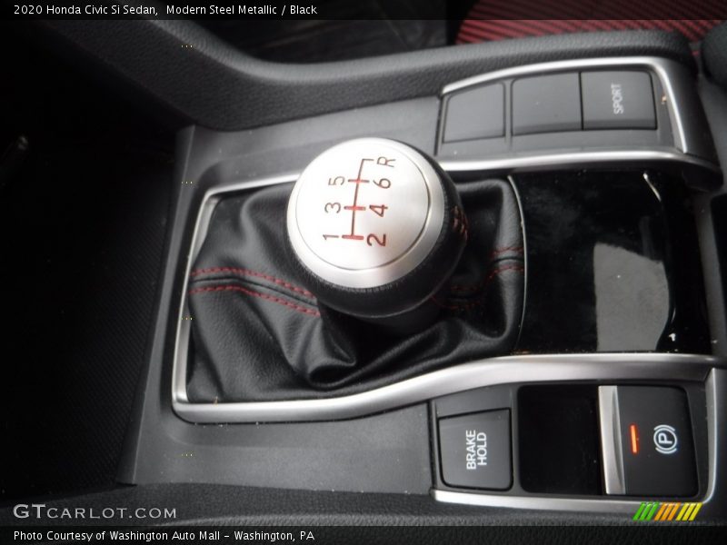Modern Steel Metallic / Black 2020 Honda Civic Si Sedan