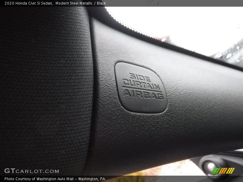 Modern Steel Metallic / Black 2020 Honda Civic Si Sedan