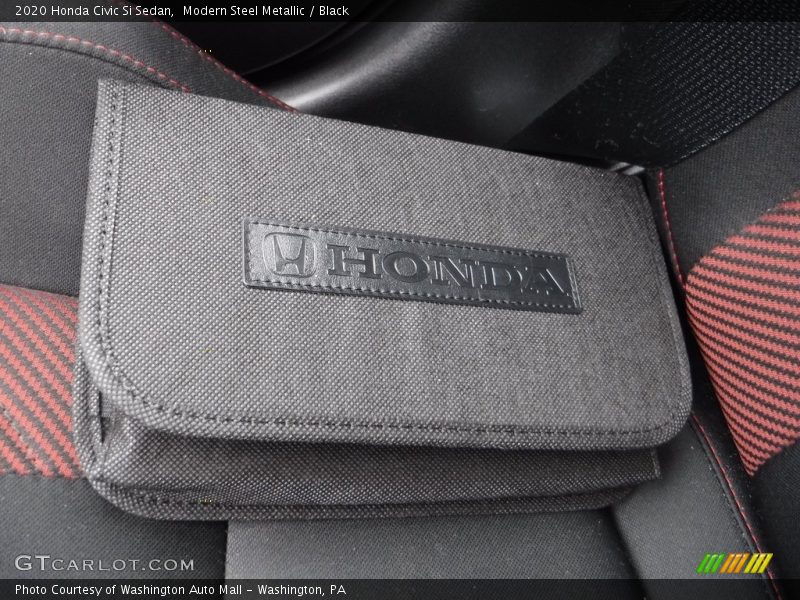 Modern Steel Metallic / Black 2020 Honda Civic Si Sedan