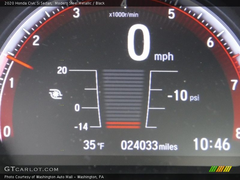 Modern Steel Metallic / Black 2020 Honda Civic Si Sedan