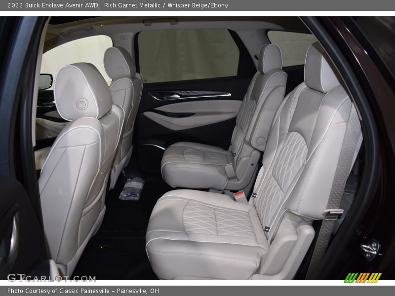 Rear Seat of 2022 Enclave Avenir AWD