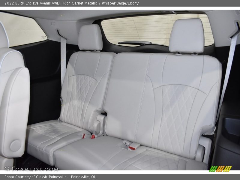 Rear Seat of 2022 Enclave Avenir AWD