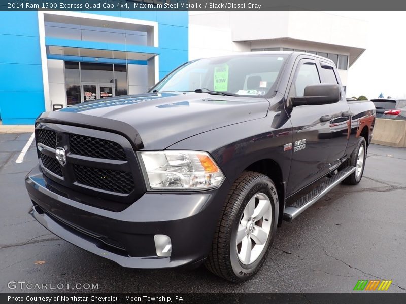 Maximum Steel Metallic / Black/Diesel Gray 2014 Ram 1500 Express Quad Cab 4x4