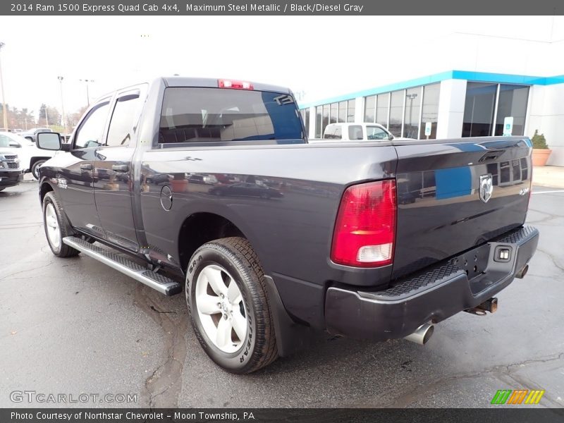 Maximum Steel Metallic / Black/Diesel Gray 2014 Ram 1500 Express Quad Cab 4x4