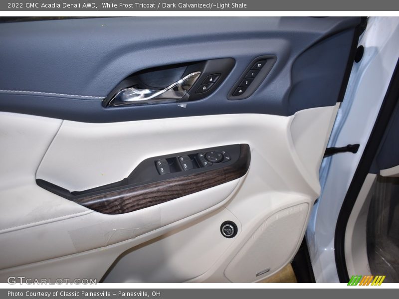 White Frost Tricoat / Dark Galvanized/­Light Shale 2022 GMC Acadia Denali AWD