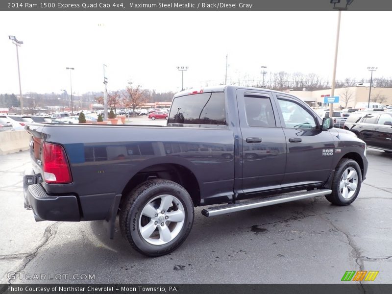 Maximum Steel Metallic / Black/Diesel Gray 2014 Ram 1500 Express Quad Cab 4x4